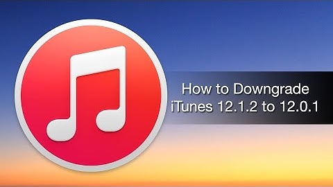 How to Downgrade iTunes 12.1.2 to 12.0.1 - iPhone Hacks