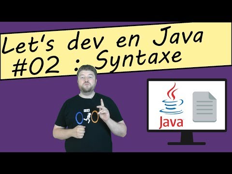 Un peu de syntaxe - 💻 ☕ Let's dev en Java #02