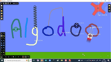 Simulation of Uniform Circular Motion using Algodoo and the use of ChatGPT in Problem Solving