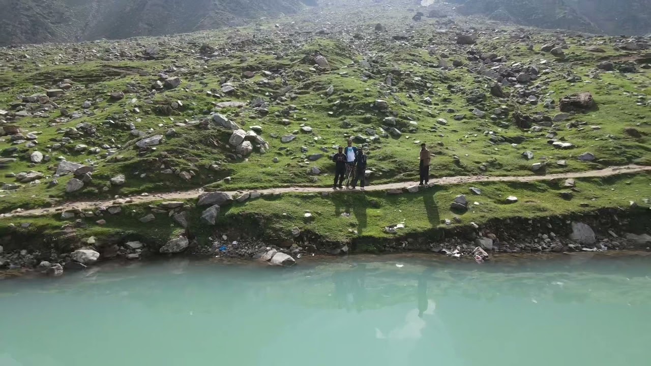 Lake Saif-ul-Malook Drone view 4k