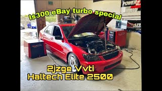 Is300 w/ Ebay Turbo kit Goes On Dyno !!!!