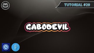 Cara Buat Text Cartoon Di Pixellab/Photoshop Touch Tutorial Android #28