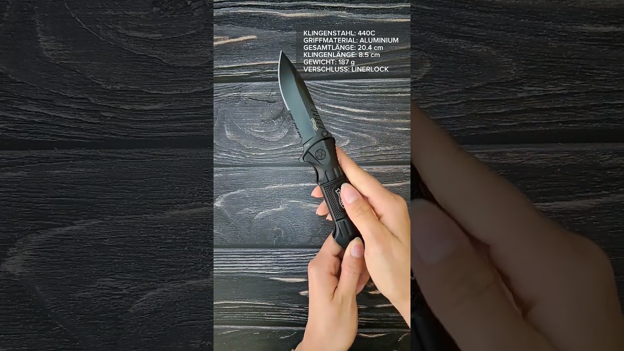 Walther BTK Black Tac Knife