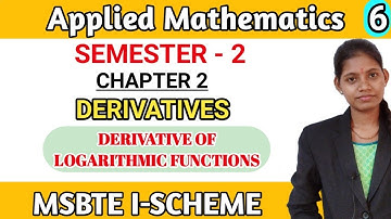 Chapter 2 derivatives | msbte I scheme | Applied mathematics diploma first year 2nd semester lec 6