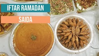 Iftar and Ramdan sweets in Saida       افطار رمضان و حلويات صيدا