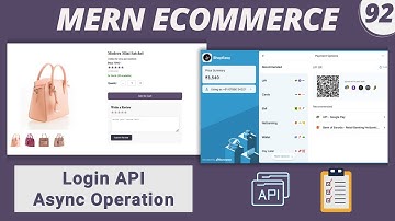 MERN Stack E-Commerce Project #92 :  Fetch Login API