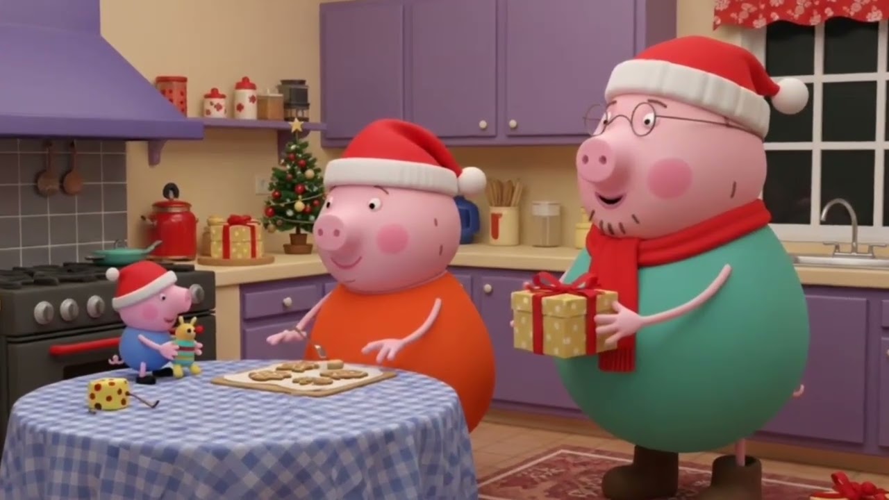 Peppa pig Christmas nursery rhymes ep 5