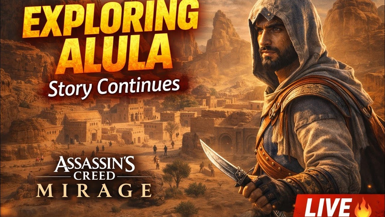 What Awaits in Alula? 🔥 AC Mirage Story & Explore LIVE