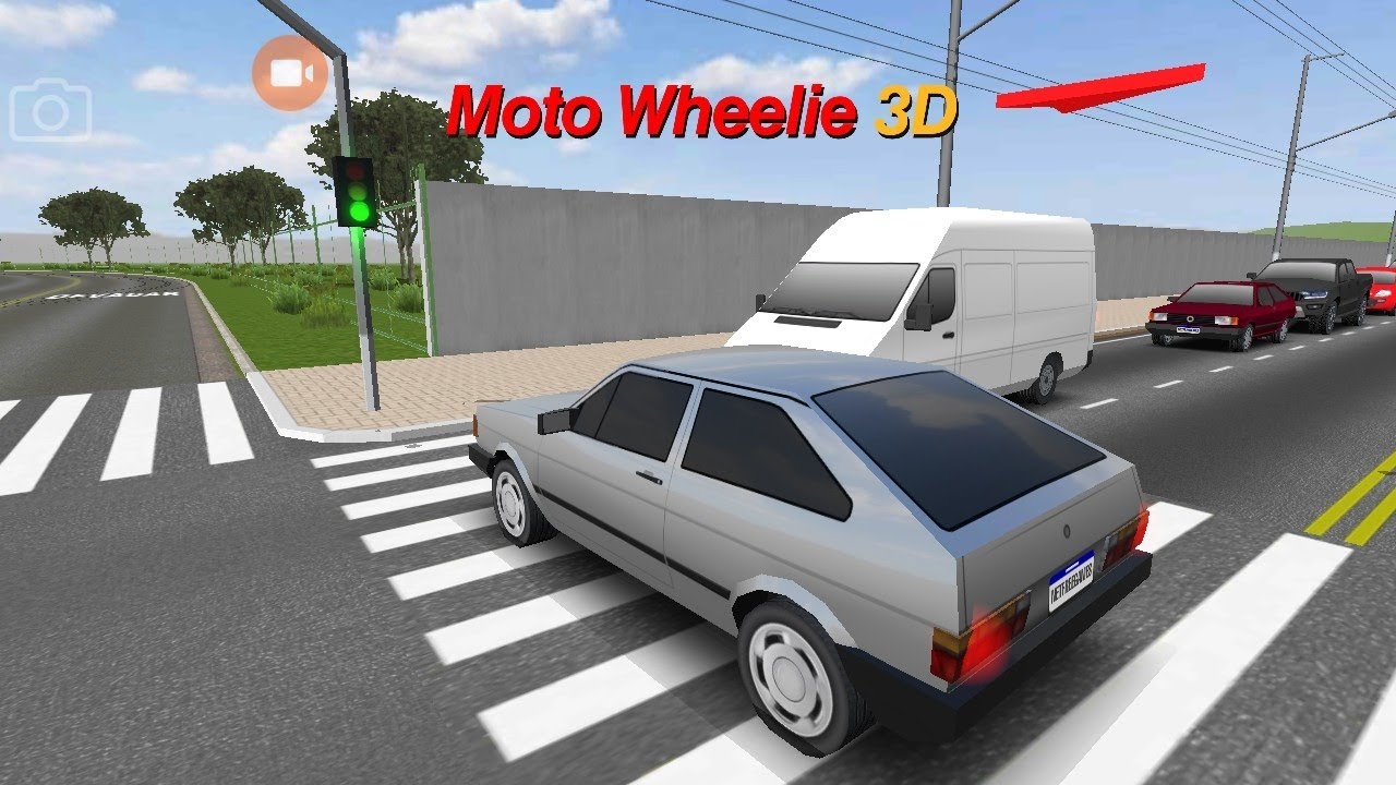 Nova atualização do motor wheelie 3D agora com semáforo 