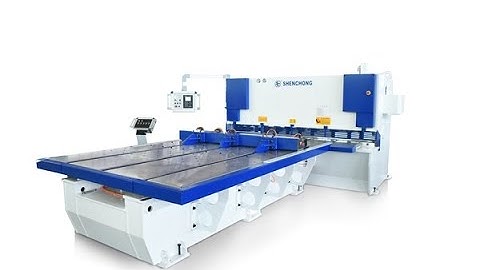 CNC Front Feeding Plate Shearing Machine Video