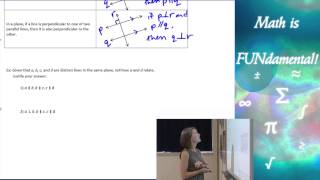 3.4 Geometry - Parallel and Perpendicular Lines