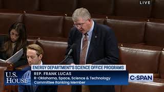 Ranking Member Lucas Speaks On The Doe Science For The Future Act
