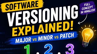 Software Versioning Explained in Simple Hindi 👨‍💻🔥In this video, I’ve explained: ✅What is Versioning