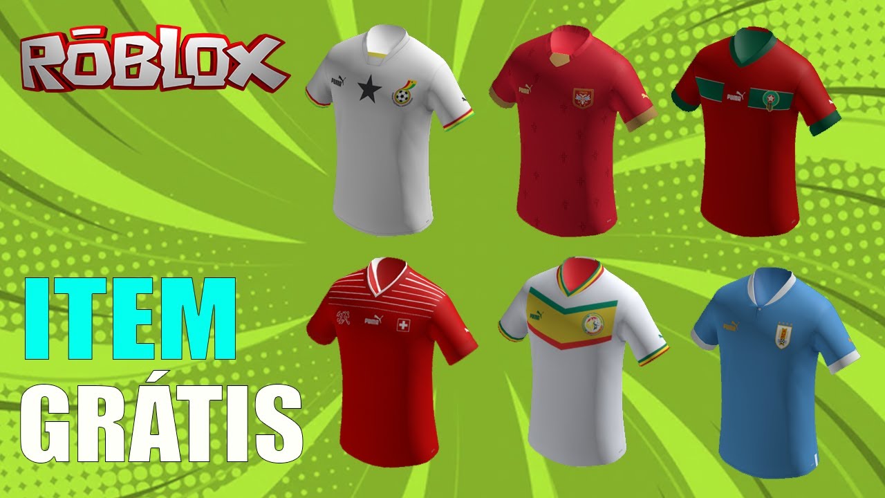 ITEM GRÁTIS* Como Pegar a CAMISA Do BRASIL No ROBLOX 