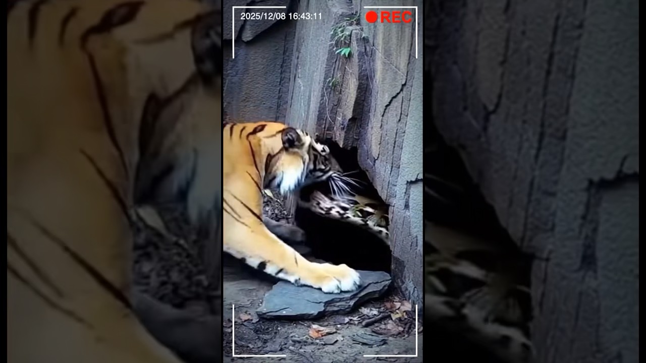 Tiger Hunt in the Dark Cave 