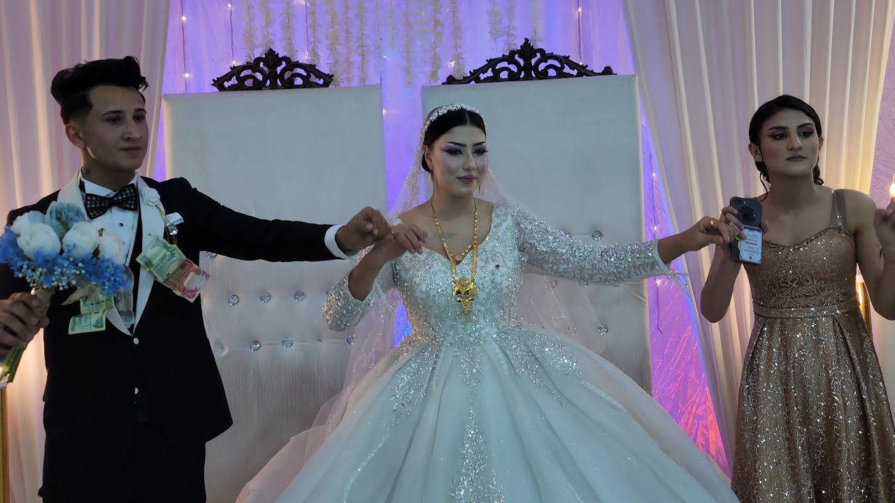 الفنان قاسو سموقي و سعد شنگالي و خيري قيراني ، حفلة اليوم في قاعة روژ ، حفلة زفاف ( احمد & الهام )