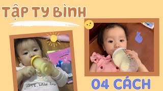 4 Cách Tập Bú Bình Cực Kỳ Hiệu Quả Cho Bé 🍼 Linh Đã Áp Dụng Thành Công | Mom Ơi