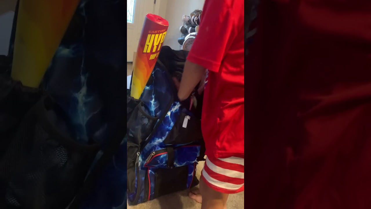 Packing up my Boombah bag 