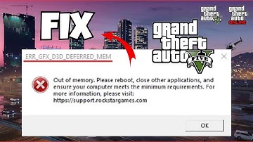 Fix DirectX Out of Memory Error in GTA V Enhanced (2025 Guide) | ERR GFX D3D DEFERRED MEM