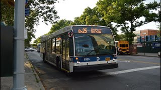 Bx25 bus announcements to Co-Op City-Bay Plaza (Veterans Day Special)