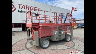 783250 Genie Gs-4390 Rt Scissor 4X4 Gs4390 Diesel Work Lift 1511Cm Gs9015-50199 06-15 1555H Jacklegs