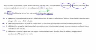 CIMA E3 Mock Q11