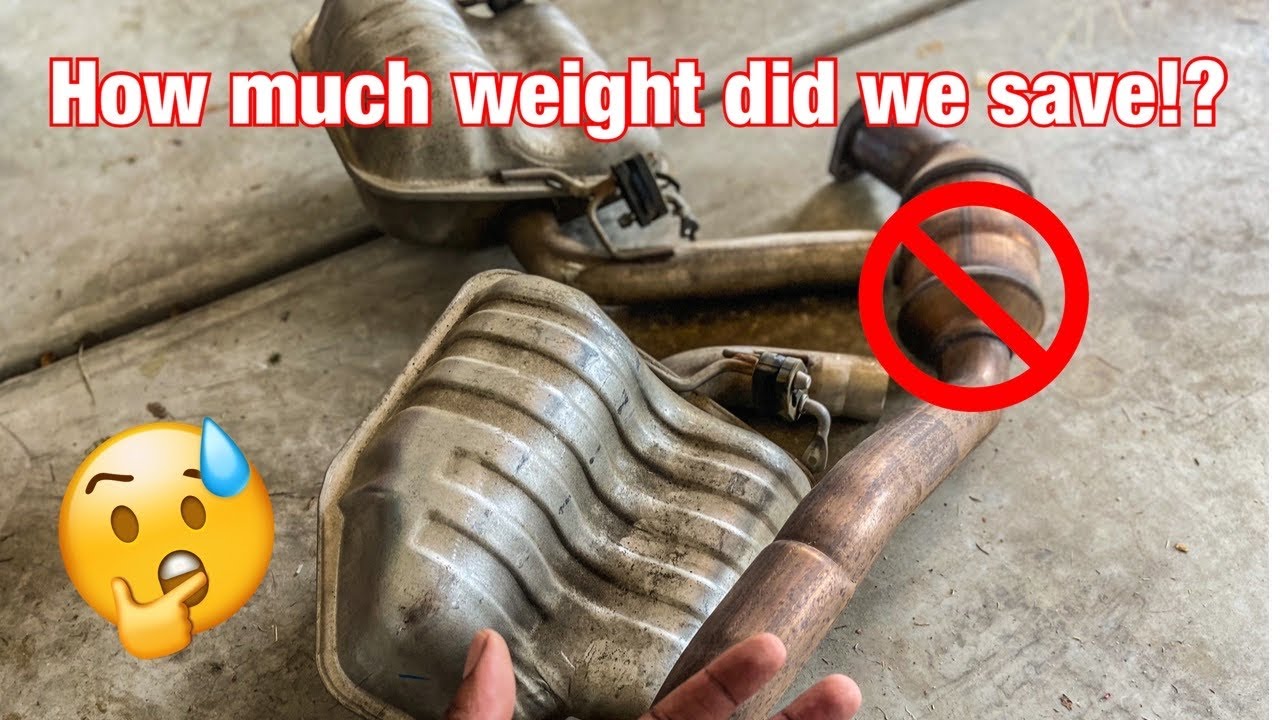 Dodge Challenger Weight Reduction: How much weight did my exhaust setup