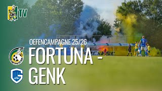 SFEERVOLLE OEFENWEDSTRIJD tegen KRC Genk! - Fortuna SC TV