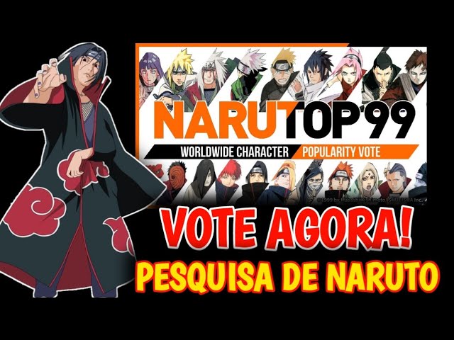 Naruto ganha pesquisa de popularidade global