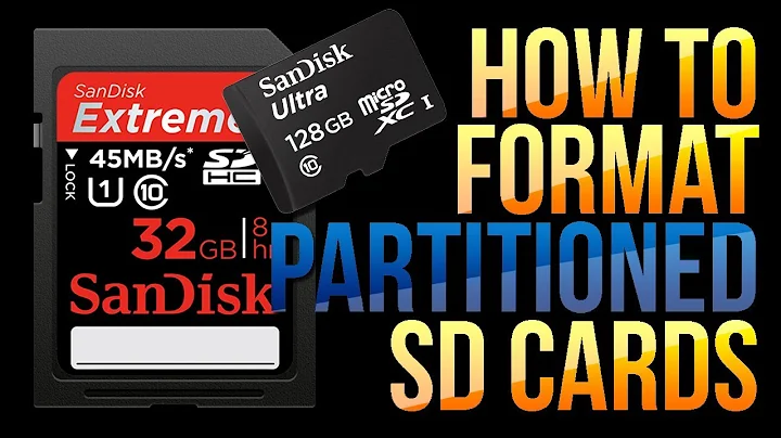 How to format a partitioned SD Card! SDFormatter Tutorial