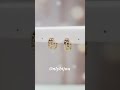 14K 18K 로베컷팅두줄링 귀걸이 (중)