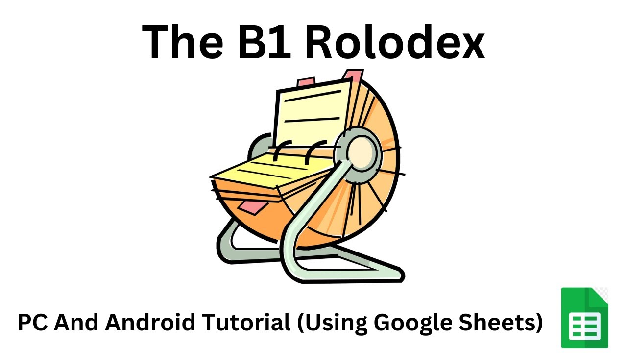 The B1 Rolodex| How To Access The B1 Rolodex (PC And Android)