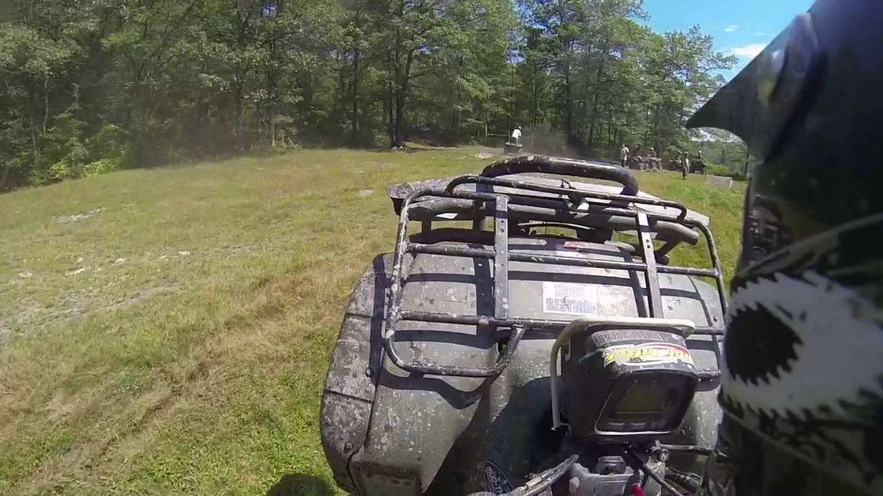 Wheelie on Foreman 450ES