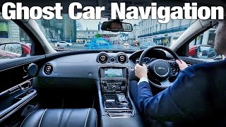 Virtual Windscreen & Ghost Car Navigation by Jaguar Land Rover
