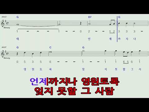 낙조문주란G하모니카 숫자악보 MR