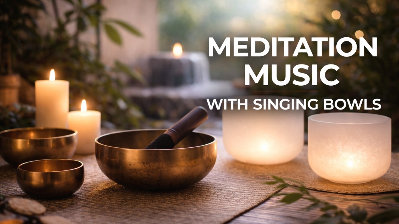 Deep Meditation Music Tibetan & Crystal Singing Bowls for Inner Peace ...