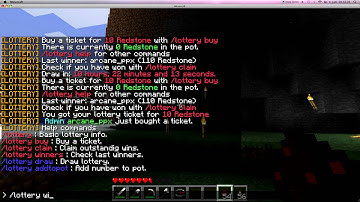 Minecraft: Bukkit plugin - Lottery