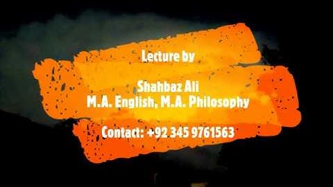 Heat Lightning: Part 1: Lecture by Shahbaz Ali