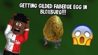 Getting Gilded Faberge egg in Bloxburg!