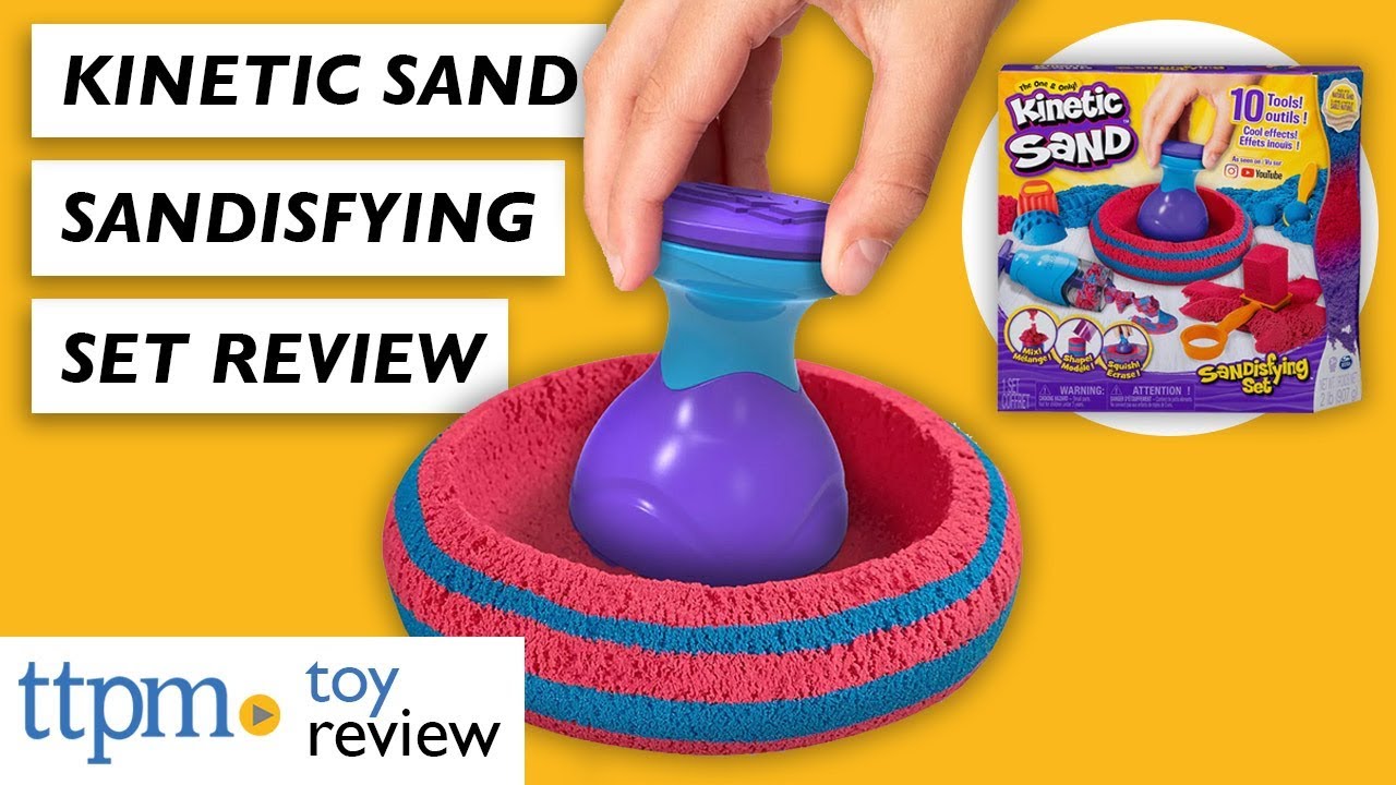 NEW Kinetic Sand Sandisfactory Set! How To Play 