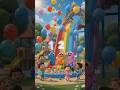 One, Two, Three! Fun Number Slide for Kids #Shorts