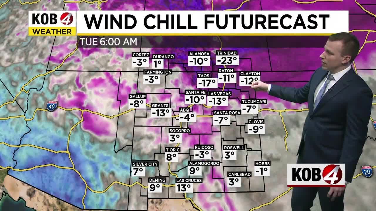 Bitter wind chills and snow are coming to New Mexico next week - YouTube