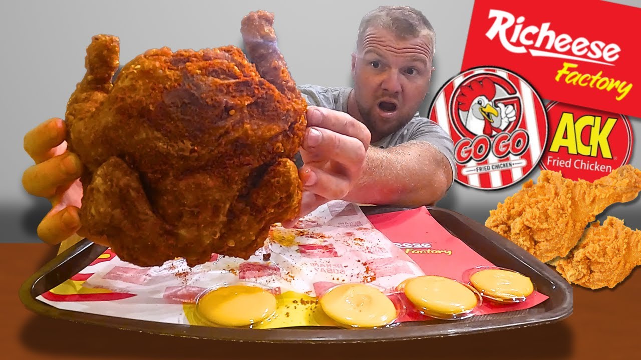 Eating SPICY Fried Chicken In INDONESIA (Ayam Goreng)