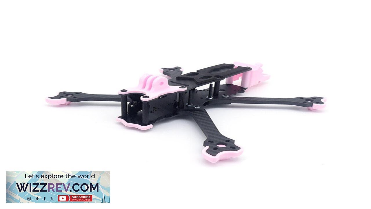 Teosaw Cockroach V6 225mm Wheelbase 5 Inch X Type Frame Kit Support Analog Review