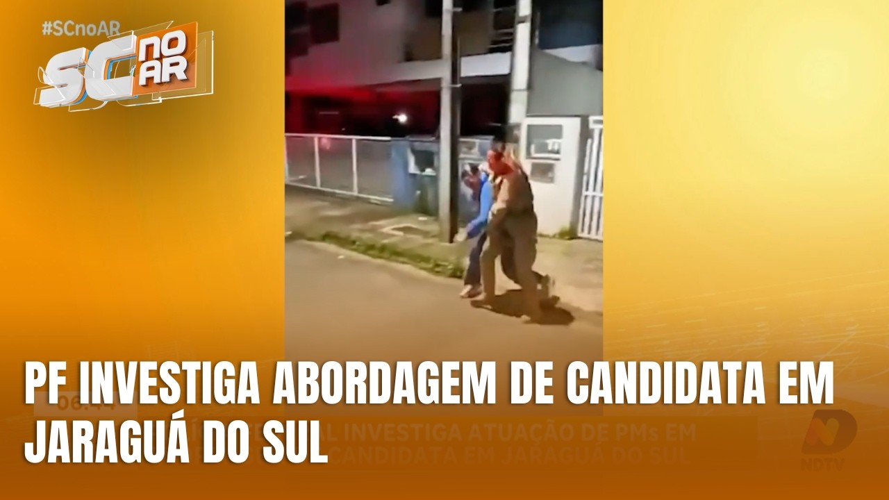 PF investiga atuação de PMs em abordagem de candidata em Jaraguá do Sul