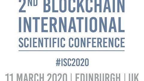 2nd Blockchain International Scientific Conference ISC2020