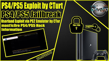 PS4 / PS5 with Userland Exploit via PS2 Emulator by CTurt | Information