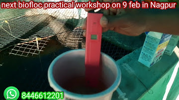 Biofloc | 80 days water parameter Update | jaikumar nagpur |9feb worksho|Biofloc practical learning.