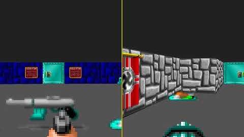 Wolfenstein 3D Split Screen (Unity3D, W.I.P)
