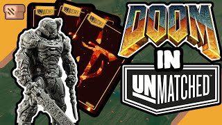 DoomGuy Rips and Tears Into Unmatched Battle! (Unmatched Custom Fighter Showcase #27)